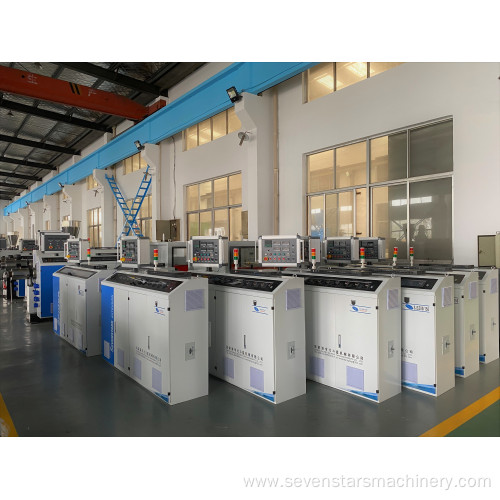 Plastic electric pipe extrusion machine line